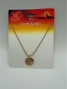 Disney The Lion King Gold Tone Pendant Necklace by Neon Tuesday